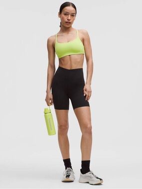 239. Lululemon Glow Up Super-High-Rise Short 6" Black size 8 NWT training